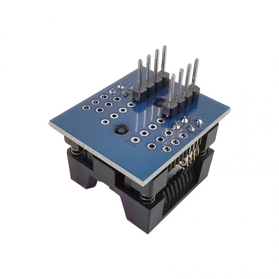 SOIC8 SOP8 to DIP8 Wide-body Seat Wide 200-209mil Programmer Adapter Socket IC Test Conversion Burner