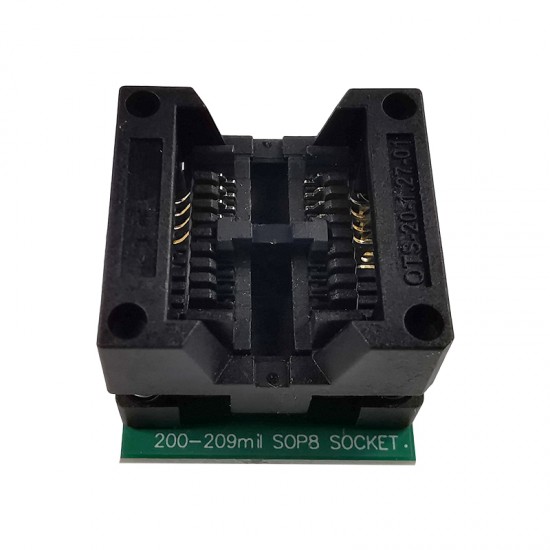 SOIC8 SOP8 to DIP8 Wide-body Seat Wide 200-209mil Programmer Adapter Socket IC Test Conversion Burner