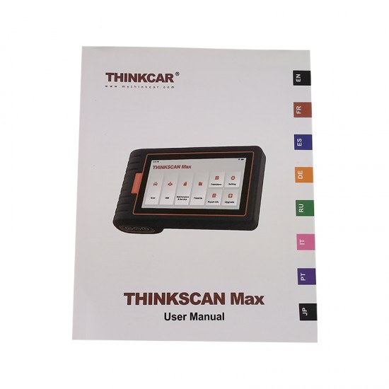 Thinkcar Thinkscan Max OBD2 Scanner Professional Full System OBD2 Diagnostic Tool Car Scanner 28 Reset Active Test ECU Coding PK ThinkTool