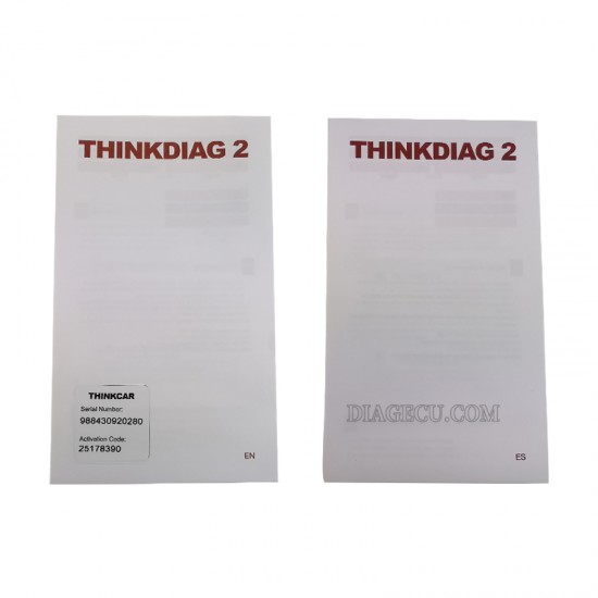 ThinkDiag 2 Auto Diagnostic tool support CAN FD ECU Coding Active Test OBD2 Scanner ALL software 1 Year Free Update Thinkcar ThinkDiag2 ALL Car Brands CanFD protocol All Reset Service