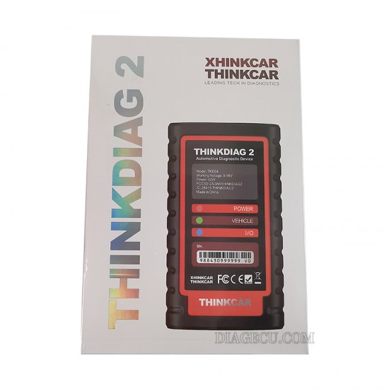 ThinkDiag 2 Auto Diagnostic tool support CAN FD ECU Coding Active Test OBD2 Scanner ALL software 1 Year Free Update Thinkcar ThinkDiag2 ALL Car Brands CanFD protocol All Reset Service