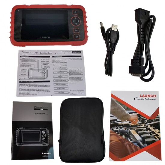 Launch X431 CRP123X OBD2 Car Diagnostic Tools Auto Scanner Engine ABS Airbag SRS AT Code Reader Free Update Automotive Tools