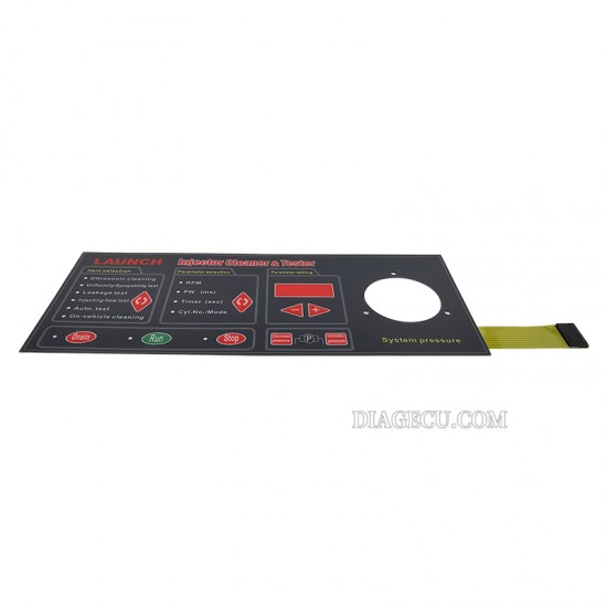 Launch CNC-602A Injector Cleaner Tester English Operation Panel Keyboard