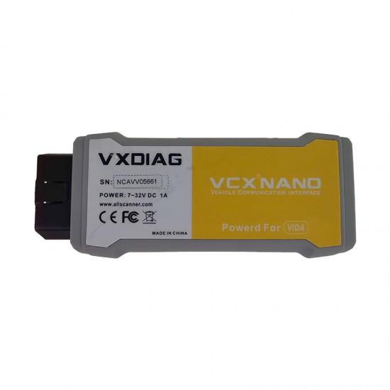 VXDIAG VCX NANO for VOLVO obd2 code scanner programming for VOLVO