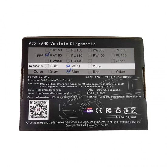 VXDIAG VCX NANO for GM/Opel WIFI Version Multiple GDS2 and TIS2WEB Diagnostic Programming System