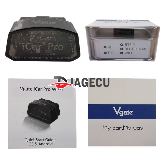 Vgate iCar Pro wifi OBD2 scanner auto diagnostic tool OBDII scan tool