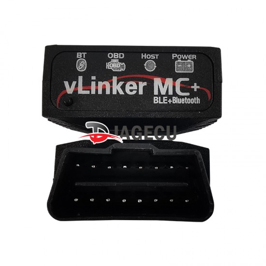 Vgate vLinker MC+ ELM327 OBD2 Scanner for BimmerCode FORScan Bluetooth-Compatible for Android/IOS PK OBDLINK