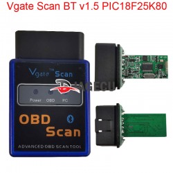 Vgate scan Bluetooth v1.5 1PCB with PIC18F25K80 MINI ELM327 Vgate Scan OBD2 ELM327 Code Scanner (L)