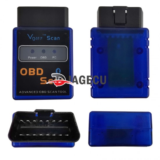 Vgate scan Bluetooth v1.5 1PCB with PIC18F25K80 MINI ELM327 Vgate Scan OBD2 ELM327 Code Scanner (L)