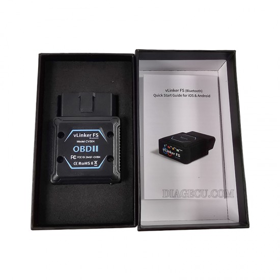 Vgate Vlinker FS Bluetooth OBD2 Diagnostic Scan Tool,OBDII Car Code Reader for IOS,Android & Windows