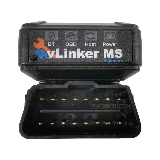 Vgate VLinker MS Bluetooth OBD2 Scanner Upgrade ELM327 Bluetooth Support iOS/PC/Android Car Scanner OBD Auto Diagnostic Tool OBD 2 Scan OBD Code Reader PK ELM327