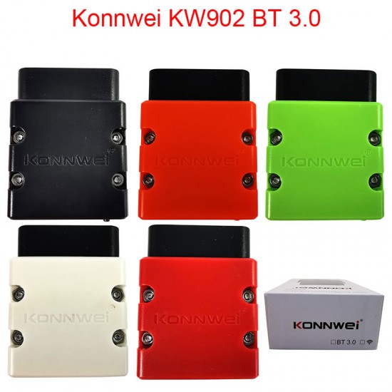 Konnwei KW902 Bluetooth 3.0 v1.5 PIC18F25K80 elm 327 OBDII Code Reader Auto Diagnosis Tool