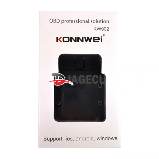 Konnwei KW902 wifi ELM327 Auto OBD2 Code Reader MINI ELM327 KW902 WIFI Diagnostic Scan Tool Work for IOS Android iPhone