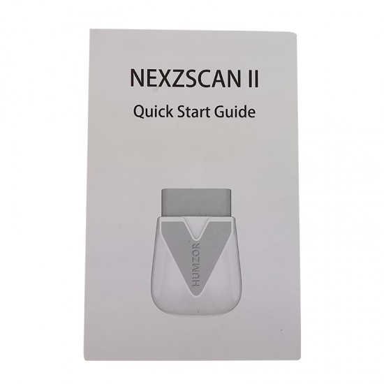 Humzor NexzScan II Wireless Bluetooth OBD2 Scanner Car Code Reader Vehicle Diagnostic Scan Tool for iPhone Ipad Android Easydiag