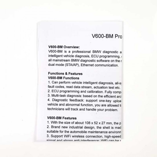 GODIAG V600-BM for BMW Diagnostic and Programming Tool