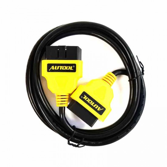 Autool 1.5m OBD2 16Pin Extension Cable Car OBD Adapter Wire ELM327 OBD2 Extension Connector Cord