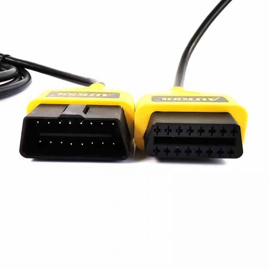 Autool 1.5m OBD2 16Pin Extension Cable Car OBD Adapter Wire ELM327 OBD2 Extension Connector Cord