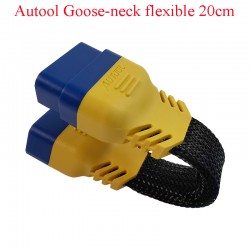 Autool 16pin 20cm OBD2 Extension Cable OBD Connector Adapter OBDII Flexible Cable