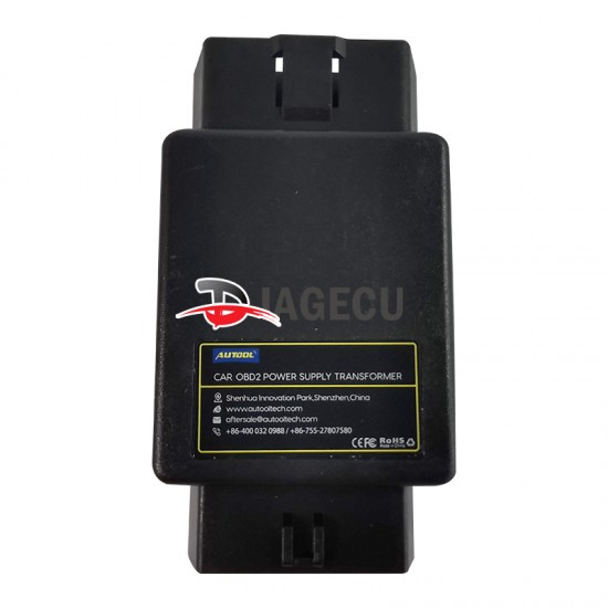 Autool OBD2 Power Supply 24V to 12V Adapter Input Voltage 24V to Output Voltage 12V OBD Adapter Connector