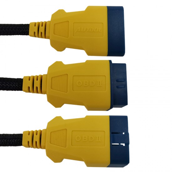 Autool 1.5m 150cm OBD2 Extension Cable 16pin to 16pin Socket Waterproof Anti-Scalding Flexible Connector Cord