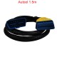 Autool 1.5m 150cm OBD2 Extension Cable 16pin to 16pin Socket Waterproof Anti-Scalding Flexible Connector Cord