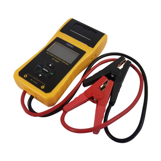 Autool BT660 Car Battery Tester 12V 24V Vehicle Auto Battery Tester Analyzer Diagnostic-tool with Thermal Printer