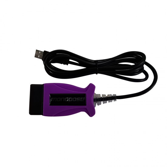 Mongoose VCI For Toyota Techstream Support DLC3 Diagnostic Trouble Codes (purple case)