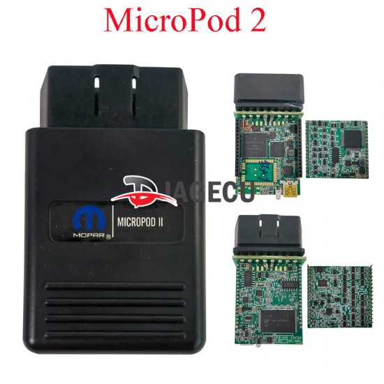 MicroPod2 DBRIII porgrammer Car Diagnostic Tool microPod 2 new Online scanner for Fiat Chrysler Dodge (F)