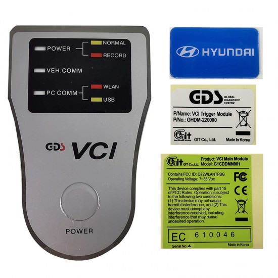 GDS VCI blue Auto Diagnostic Tool for KIA hyundai scanner OBD2 Diagnose Programming Interface (MT)