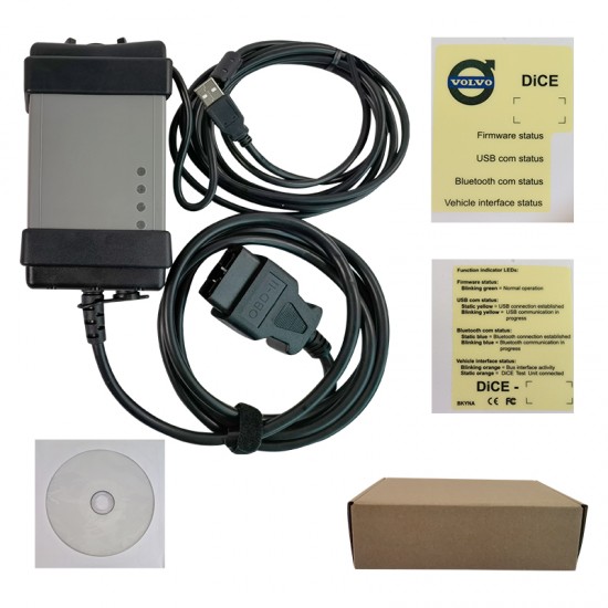 Volvo vida dice OBD2 Diagnostic Tool Support Multi-Languages for Volvo compatible With USB (W)