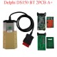 Delphi DS150 Golden case Bluetooth 2PCB High quality with real 9241 chip (MK) 