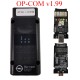 OP-COM v1.99 firmware OP COM CAN BUS for Opel Diagnostic tool Black PCB Board with 18F45K80 FTDI OBD2 Scanner (MK) 