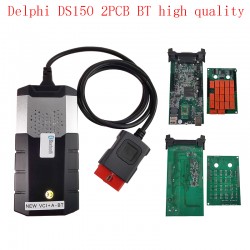 Delphi DS150 Bluetooth 2PCB v3.0 FTDI with real 9241 chip red relay high quality (GD)