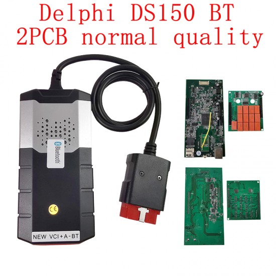 Delphi DS150 new case Bluetooth 2PCB v9.1 13pcs Red relay normal quality (GD)