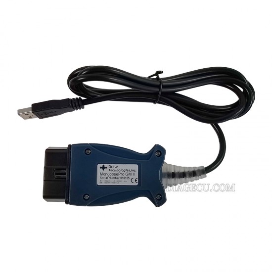 Mongoose Pro GM II USB OBD2 Diagnostic Cable and Reprogramming Interface Supports GDS2 for GM II Cable（TYX）