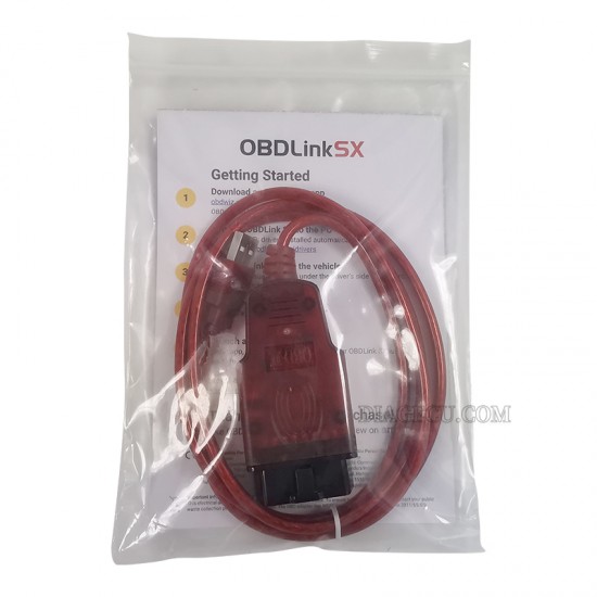 OBDLink SX USB 425801 Diagnostic Interface & OBDWiz Software For Windows Android Laptop Smart Phone Professional 16-Bit Diagnostic Compatible MULTIECUSCAN Renolink