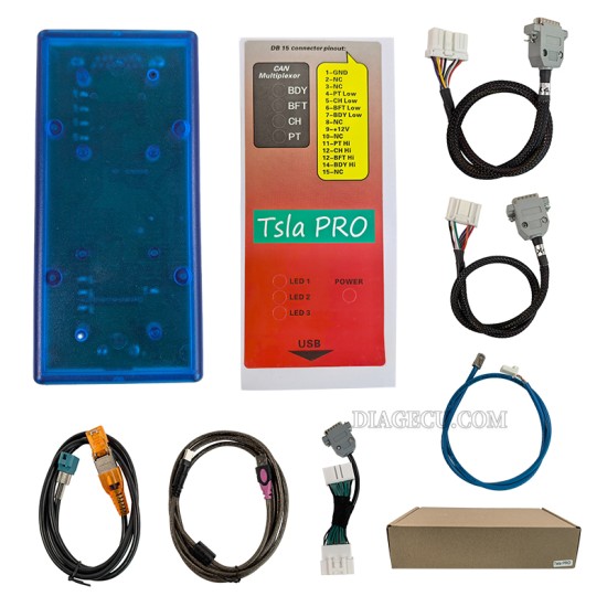 Tsla PRO Scanner for TESLA S X 3 Models Car Diagnostic Scanner Tool Tsla PRO Diagnostic and Programming With Digram Network