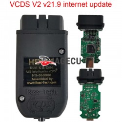 VAG COM Really Hex-V2 20.4.2/21.3/21.9 VCDS HEX V2 USB Interface FOR VW/AUDI/Skoda/Seat/Bentley Unlimited VINs Multi-Language internet update