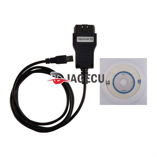 VAG K+CAN commander 3.6 for Audi/VW OBD2 Scan cable (T)