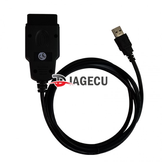 VAG KKL USB for VAG-KKL 409 with FTDI FT232RL Chip programmable for vag 409 kkl OBD2 USB Interface Diagnostic Cable (Black/Blue) (J) 