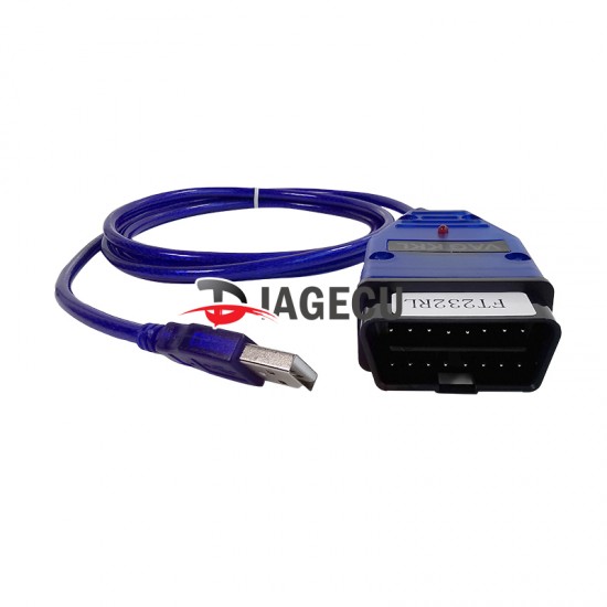 VAG COM 409.1 KKL With FTDI FT232RL Vag-Com vag 409 Diagnostic Interface for VW/Audi/Skoda/Seat VAG COM Scanner (Black/Blue) (M)