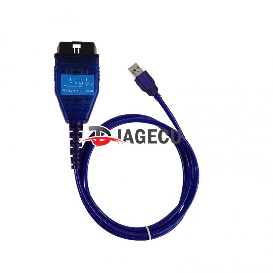 VAG KKL+FIAT ECU SCAN Switch FTDI FT232RL for VAG KKL USB Tool OBD2 Diagnostic Interface (M)