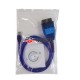 VAG KKL+FIAT ECU SCAN Switch FTDI FT232RL for VAG KKL USB Tool OBD2 Diagnostic Interface (M)