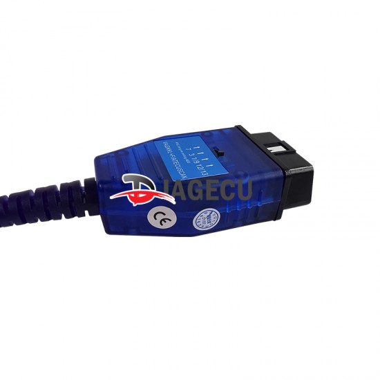 VAG KKL+FIAT ECU SCAN Switch FTDI FT232RL for VAG KKL USB Tool OBD2 Diagnostic Interface (M)