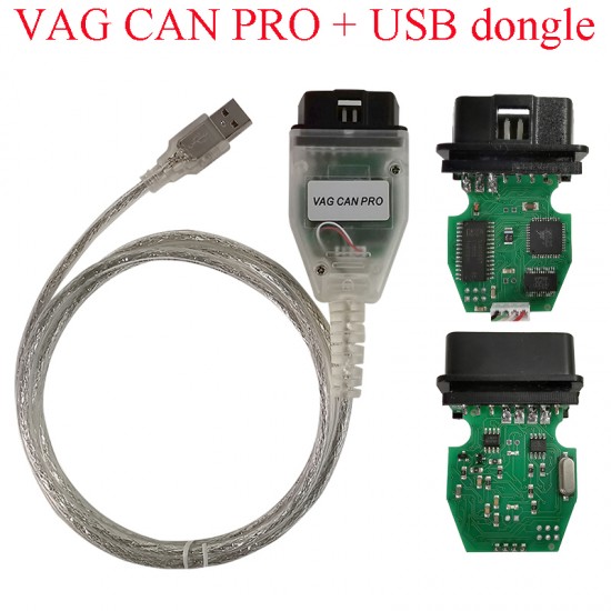 VAG CAN PRO VCP Scanner with USB dongle OBD2 Code Reader CAN BUS+ UDS+ K-line