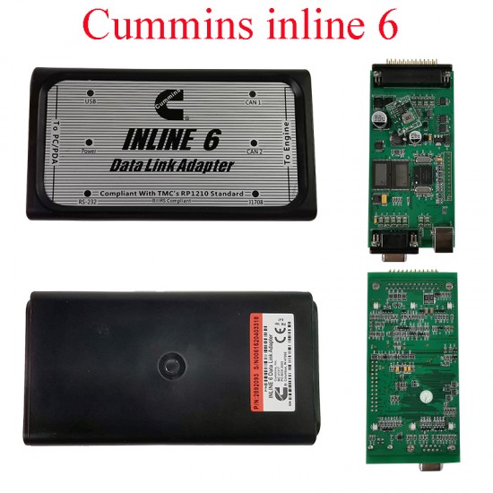 Cummins INLINE 6 Data Link Adapter Insite for Heavy Duty Engine Diesel Truck Excavator Diagnostic tool (MT)