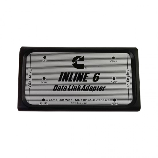 Cummins INLINE 6 Data Link Adapter Insite for Heavy Duty Engine Diesel Truck Excavator Diagnostic tool (MT)