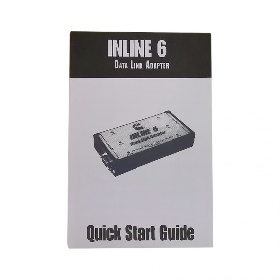 Cummins INLINE 6 Data Link Adapter Insite for Heavy Duty Engine Diesel Truck Excavator Diagnostic tool (MT)