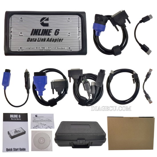 Cummins inline 6 Insite Data Link Adapter Heavy Duty Truck Diagnostic Tool for Cummins Diagnostics (W）