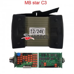 MB STAR C3 Multiplexer Tester 12V/24V five Strong Copper Cables Star C3 Support Car and Truck (W)